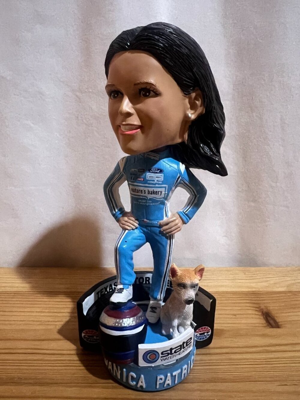 2017 Danica Patrick Commemorative Bobblehead Texas Motor Speedway NASCAR Used Go